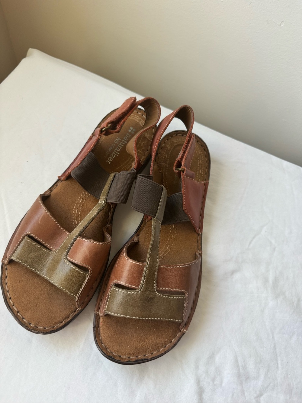 Naturalizer Ravanna Leather Sandals Size 8